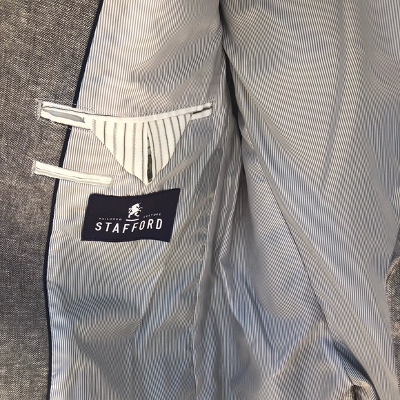 New Linen Classic Fit Stafford sport coat, 38R - Picture 3 of 4